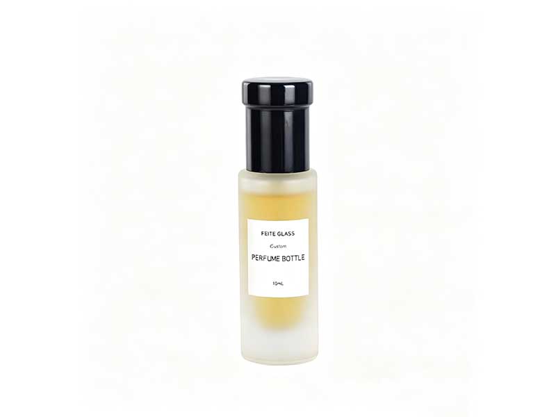 YZ-B005 frosted glass perfume bottle 10ml - YiZhou Packaging