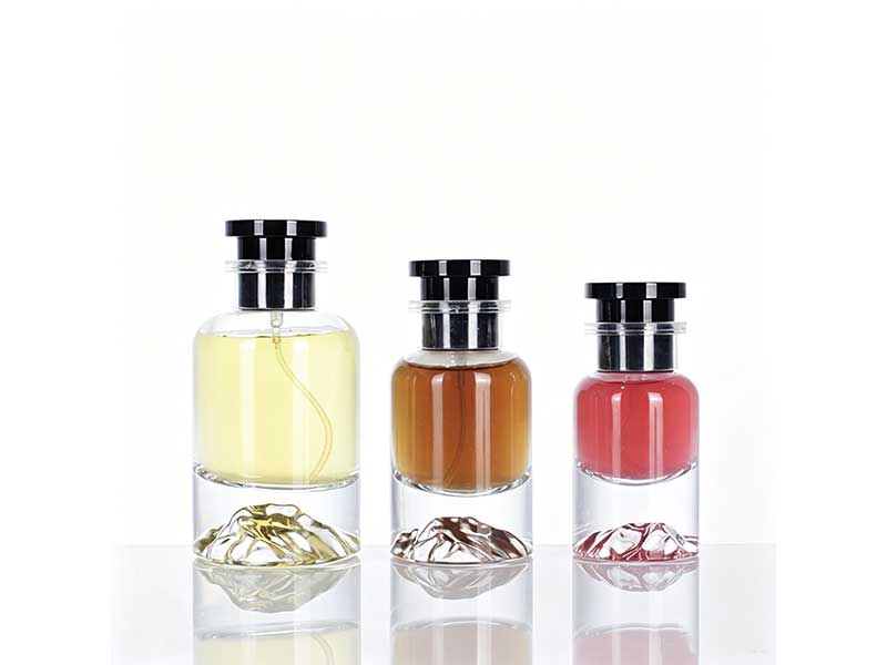 YZ-B015 30ml 50ml high-end perfume packaging bottles with black caps – YiZhou Packaging