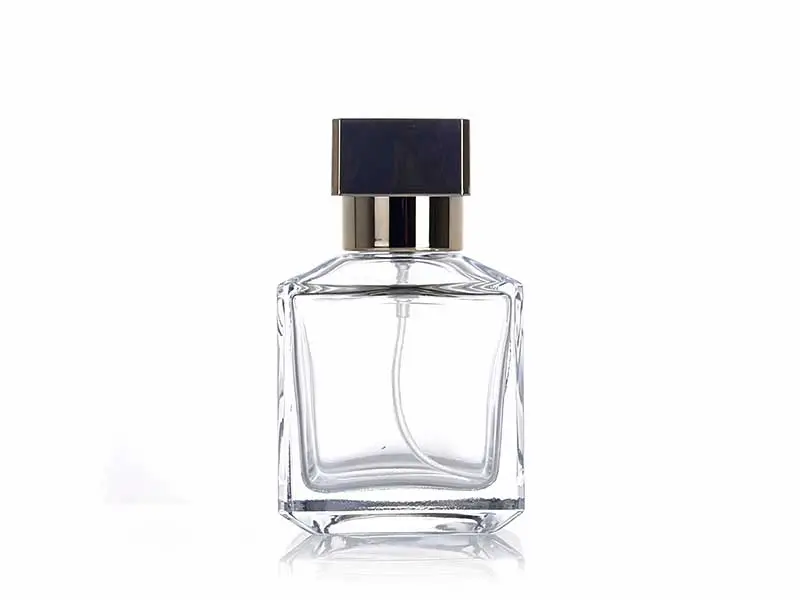 YZ-B013 50ml sloping shoulder square spray perfume bottle – YiZhou Packaging