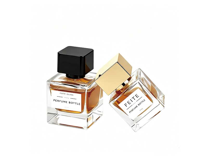 YZ-B003 square capped perfume bottle 30ml - YiZhou Packaging