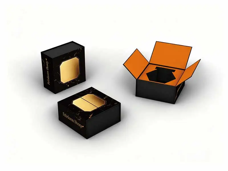 Custom double door paper box - YiZhou Packaging