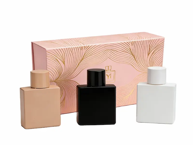 Custom magnetic closure box with glass bottle – YiZhou Packaging