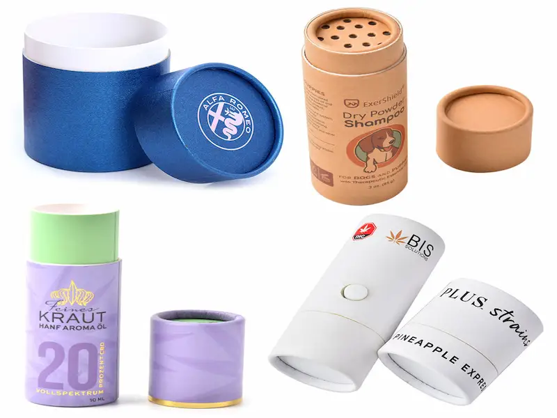 Custom paper tube for glass bottles – YiZhou Packaging