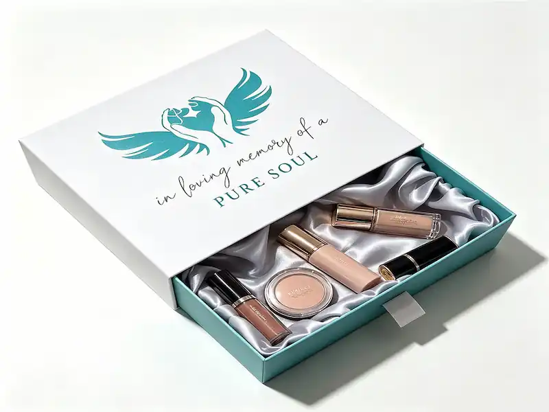 Drawer boxes with custom logo