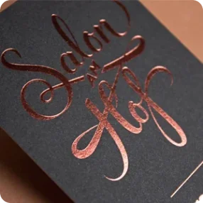 Box surface finishing with hot foil stamping at YiZhou Packaging