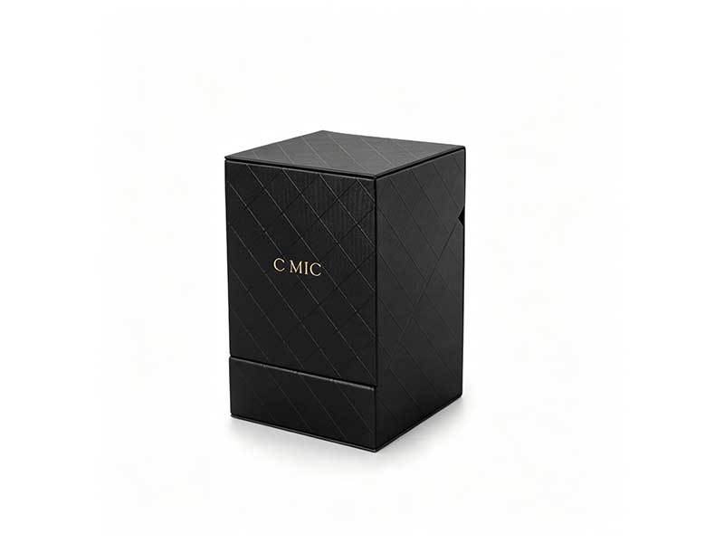 Full custom paper box with gold foil and embossing – YiZhou Packaging