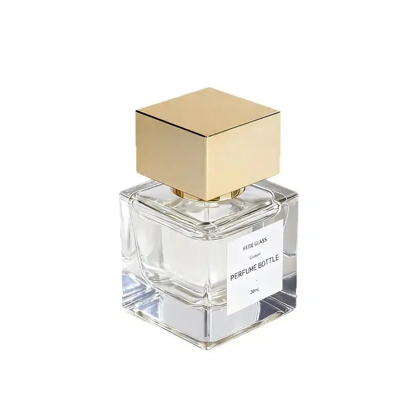 YZ-B003 luxury square glass perfume bottles collection - YiZhou Packaging